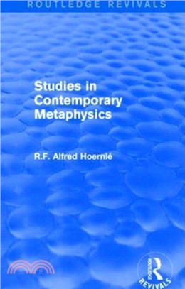 Studies in Contemporary Metaphysics