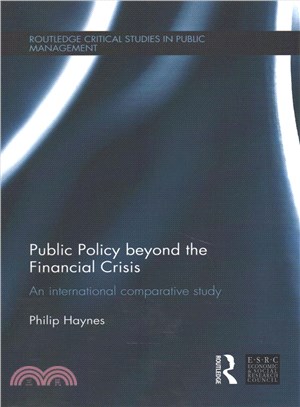 Public Policy Beyond the Financial Crisis ― An International Comparative Study