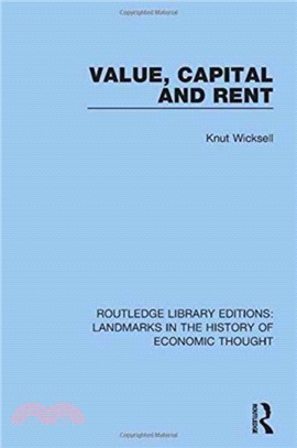 Value, Capital and Rent