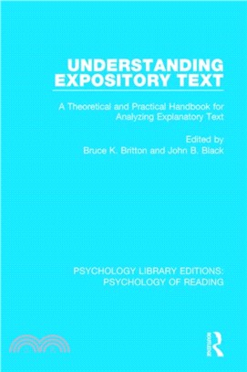 Understanding Expository Text：A Theoretical and Practical Handbook for Analyzing Explanatory Text