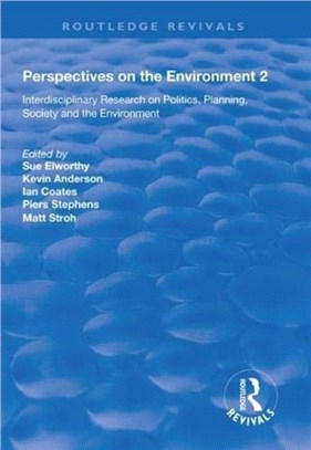 Perspectives on the Environment (Volume 2)：Interdisciplinary Research Network on Environment and Society