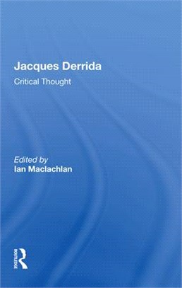 Jacques Derrida: Critical Thought