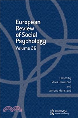 European Review of Social Psychology: Volume 26