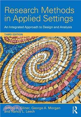 Research Methods in Applied Settings ─ An Integrated Approach to Design and Analysis