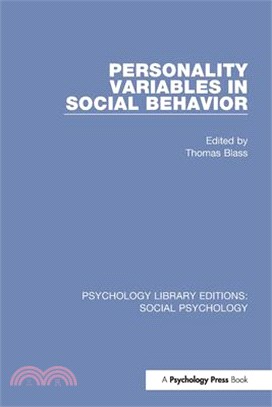 Personality Variables in Social Behavior