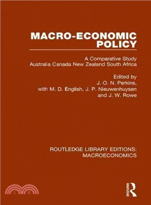 Macro-Economic Policy ─ A Comparative Study Australia, Canada, New Zealand, South Africa