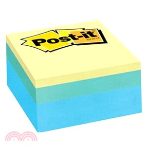 【3M】Post-it利貼 可再貼彩磚便條紙-黃綠藍