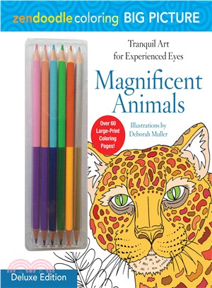 Zendoodle Coloring Big Picture Magnificent Animals