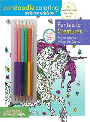 Fantastic Creatures Zendoodle Coloring ─ Majestic Beings to Color and Display