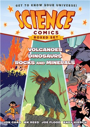 Science Comics Boxed Set: Volcanoes, Dinosaurs, and Rocks and Minerals