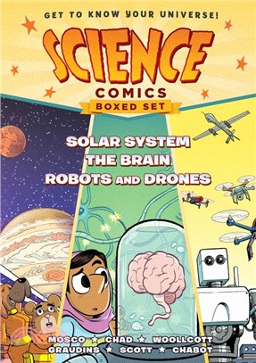 Science Comics Boxed Set: Solar System, The Brain, and Robots and Drones (3平裝本)