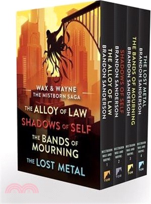 Wax and Wayne, the Mistborn Saga Boxed Set: Alloy of Law, Shadows of Self, Bands of Mourning, and the Lost Metal