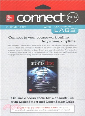 Chemistry McGraw-Hill ConnectPlus Access Code ─ Atoms First: with LearnSmart Labs