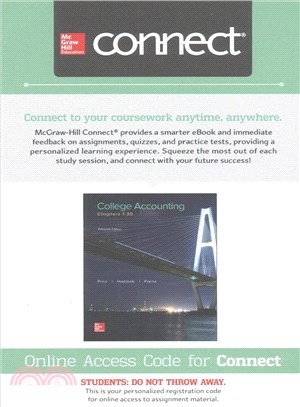 College Accounting McGraw-Hill Connect Access Code ─ Chapters 1-30