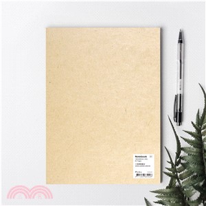 牛皮封面筆記本 (26*19cm/64頁/橫線)