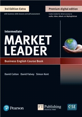 Market Leader 3e Extra Intermediate Course Book, eBook, QR, MEL & DVD Pack