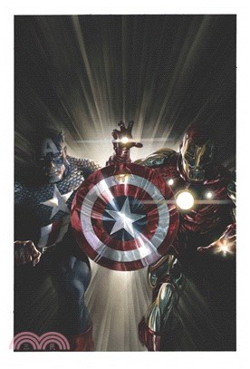Captain America, Iron Man.The armor and the shield /