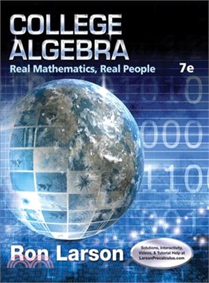 College Algebra ― Real Mathematics, Real People