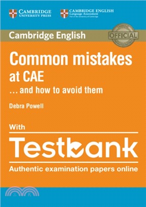 Common Mistakes at CAE... and How to Avoid Them Paperback with Testbank