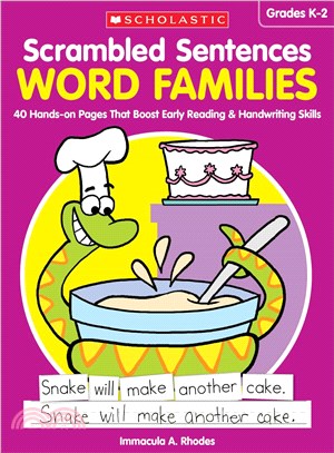 Word Families, Grades K-2 ─ 40 Hands-on Pages That Boost Early Reading & Handwriting Skills