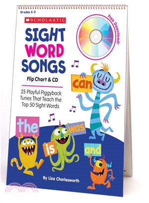 Sight Word Songs Flip Chart ― 25 Playful Piggyback Tunes That Teach the Top 50 Sight Words