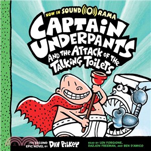 Attack of the Talking Toilets (Captain Underpants #2)(單CD不附書)