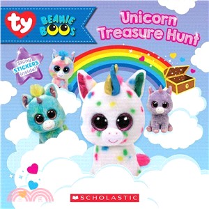 Unicorn Treasure Hunt ― Beanie Boos: Storybook With Stickers