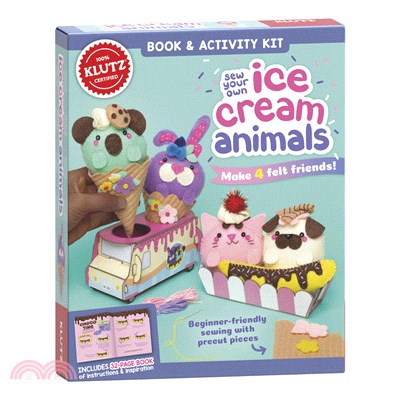 Sew Your Own Ice Cream Animals (Klutz)