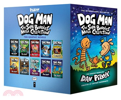 Dog Man: The Supa Buddies Mega Collection (共10本)(精裝本)