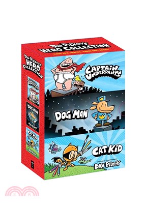 Dav Pilkey's Hero Collection (Captain Underpants #1, Dog Man #1, Cat Kid Comic Club #1)(精裝本)