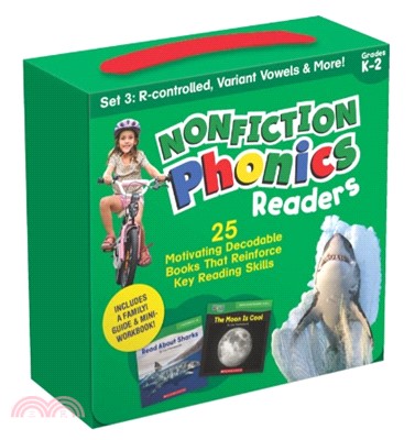 Nonfiction Phonics Readers SET 3: R-Control, Variant Vowels & More