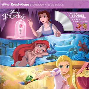 Disney Princess Read-Along Storybook and CD Boxed Set (4平裝+1CD) | 拾書所
