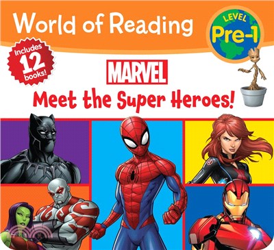 Marvel Meet the Super Heroes! Boxed Set (12Books) (World of Reading) (Pre-1)