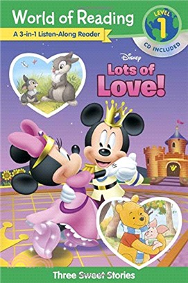 World of Reading Disney's Lots of Love Collection 3-in-1 Listen Along Reader (Level 1)