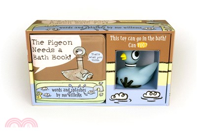 The Pigeon Needs a Bath Book With Pigeon Bath Toy! ― With an All-new Toy! (洗澡書+玩具)
