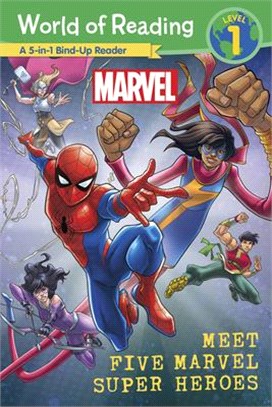 Meet Five Marvel Super Heroes (World of Reading) (Level 1)