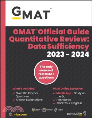 GMAT Official Guide Data Insights Review 2023-2024, Focus Edition: Includes Book + Online Question Bank + Digital Flashcards + Mobile App