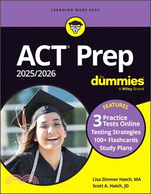 ACT Prep 2025/2026 for Dummies (+3 Practice Tests & 100+ Flashcards Online)