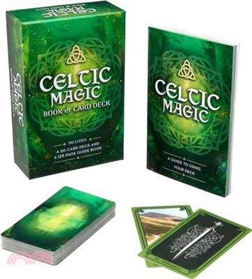 Celtic Magic Book & Card Deck：Includes a 50-Card Deck and a 128-Page Guide Book