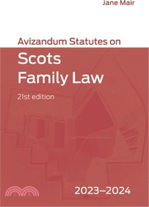 Avizandum Statutes on Scots Family Law: 2023-2024