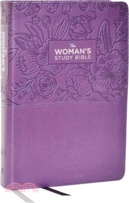 Kjv, the Woman's Study Bible, Leathersoft, Purple, Red Letter, Full-Color Edition, Thumb Indexed, Comfort Print: Receiving God's Truth for Balance, Ho