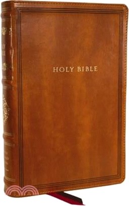 RSV Personal Size Bible with Cross References, Brown Leathersoft, Thumb Indexed, (Sovereign Collection)