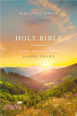 KJV Large Print Outreach New Testament Bible, Scenic Softcover, Comfort Print