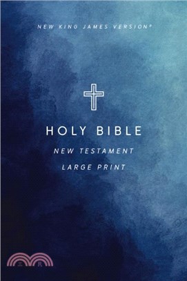 NKJV Large Print Outreach New Testament Bible, Cross Softcover, Comfort Print