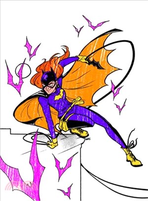 Batgirl ─ An Adult Coloring Book