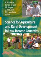 Science for Agriculture and Rural Development in Low-Income Countries