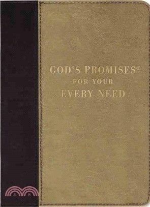 God's Promises for Your Every Need ─ New King James Version, Brown/beige, Deluxe Duo-tone, Leather, Personal Size
