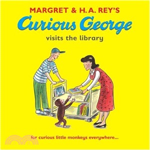 Margret & H.A. Rey's Curious George visits the library.