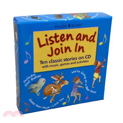 Listen and Join In-Ten Classic Stories on CD (盒裝10片CD) 廖彩杏老師推薦