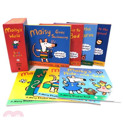 Maisy's World Pack (4本平裝貼紙書+4本精裝操作書)